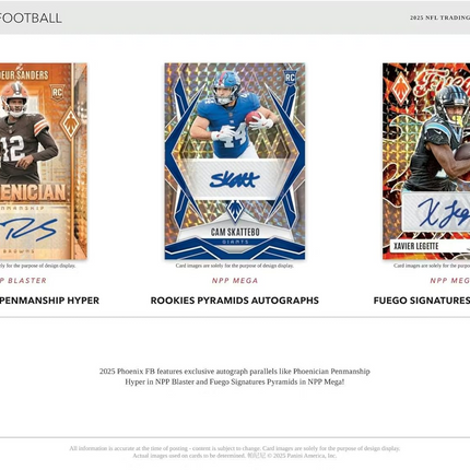 Panini - 2025 Phoenix American Football (NFL) - Mega Box