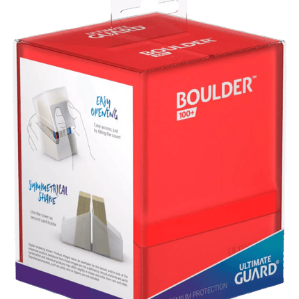 Ultimate Guard - Boulder - 100+ Deck Case - Ruby