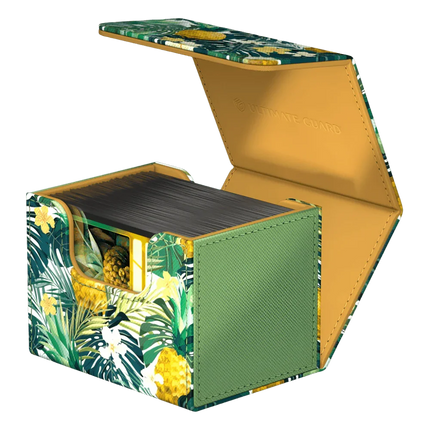 Ultimate Guard - Sidewinder XenoSkin - 100+ Deck Case - Floral Places - Bahia Green