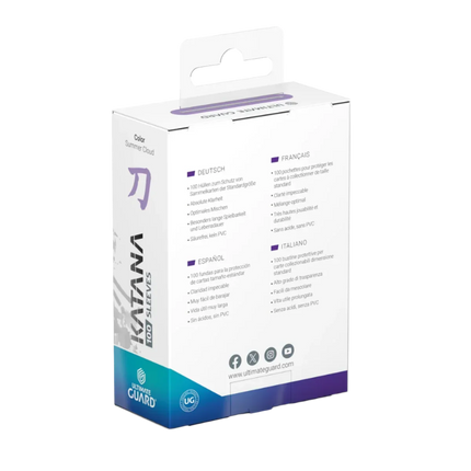 Ultimate Guard - Katana Sleeves - Standard Size - Ideal-Fit - Summer Cloud - 100pk