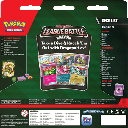 Pokemon TCG - Scarlet & Violet - League Battle Decks - Dragapult ex