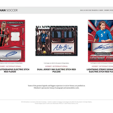 Panini - 2023/24 Obsidian Football (Soccer) - International Hobby Box