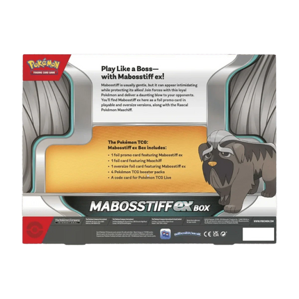 Pokemon TCG - Scarlet & Violet - Mabosstiff Ex Collection Box