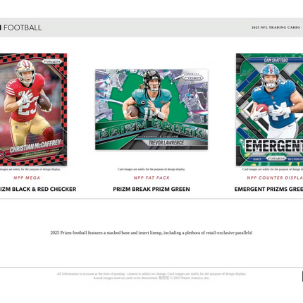 Panini - 2025 Prizm American Football (NFL) - Mega Box