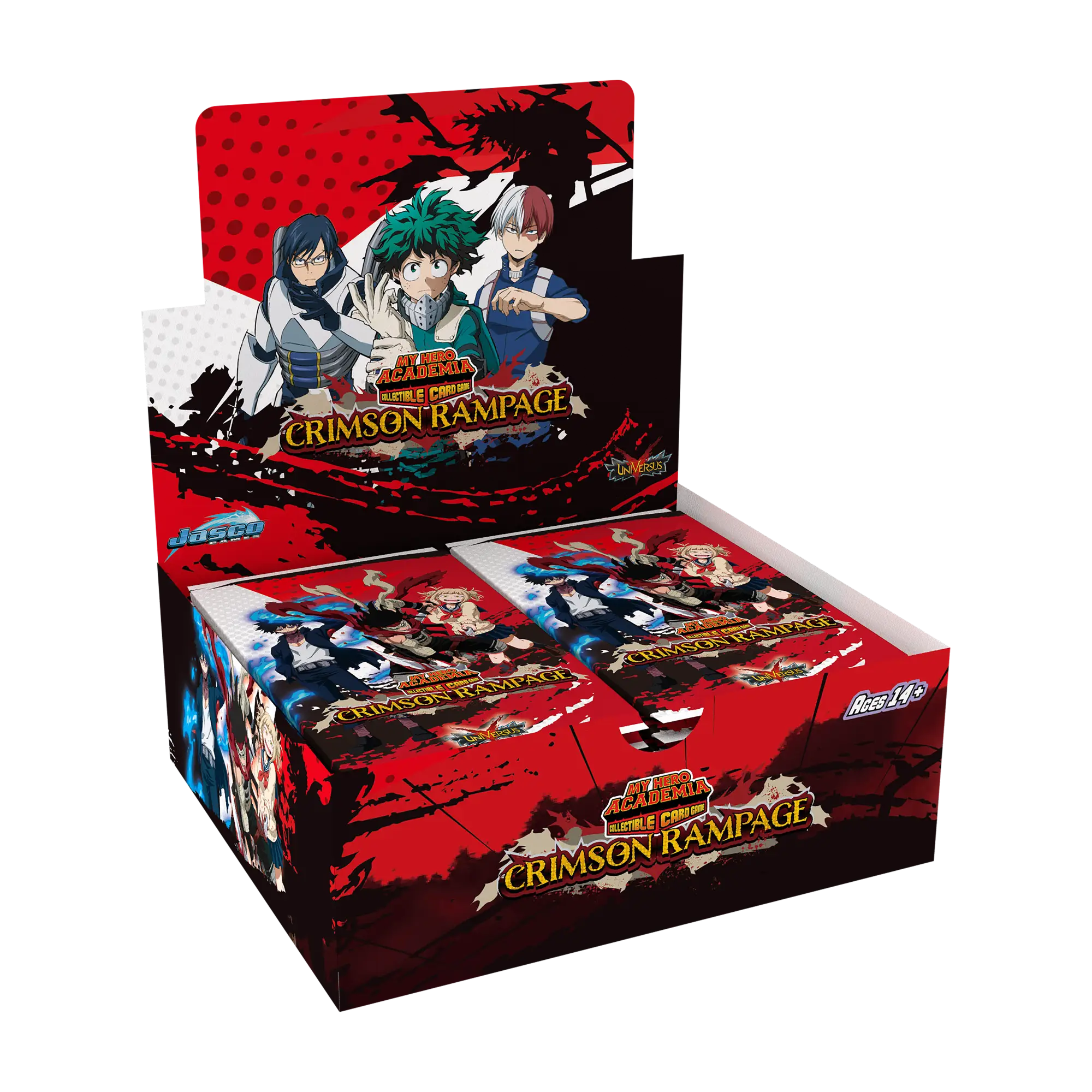 Jeu de cartes à collectionner My Hero Academia - Crimson Rampage (Série 2) Booster Box (24 paquets)