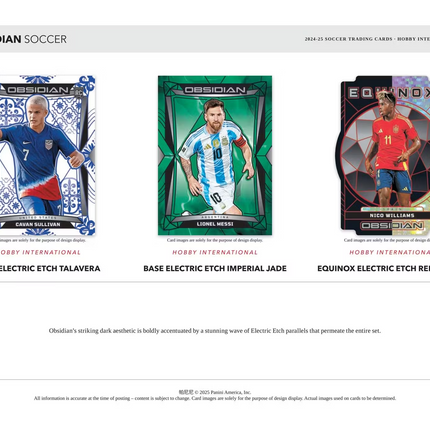 Panini - 2024/25 Obsidian Football (Soccer) - International Hobby Box