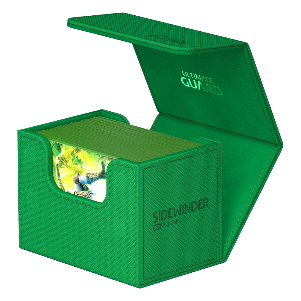 Ultimate Guard - Sidewinder XenoSkin - 80+ Deck Case - Monocolor Green