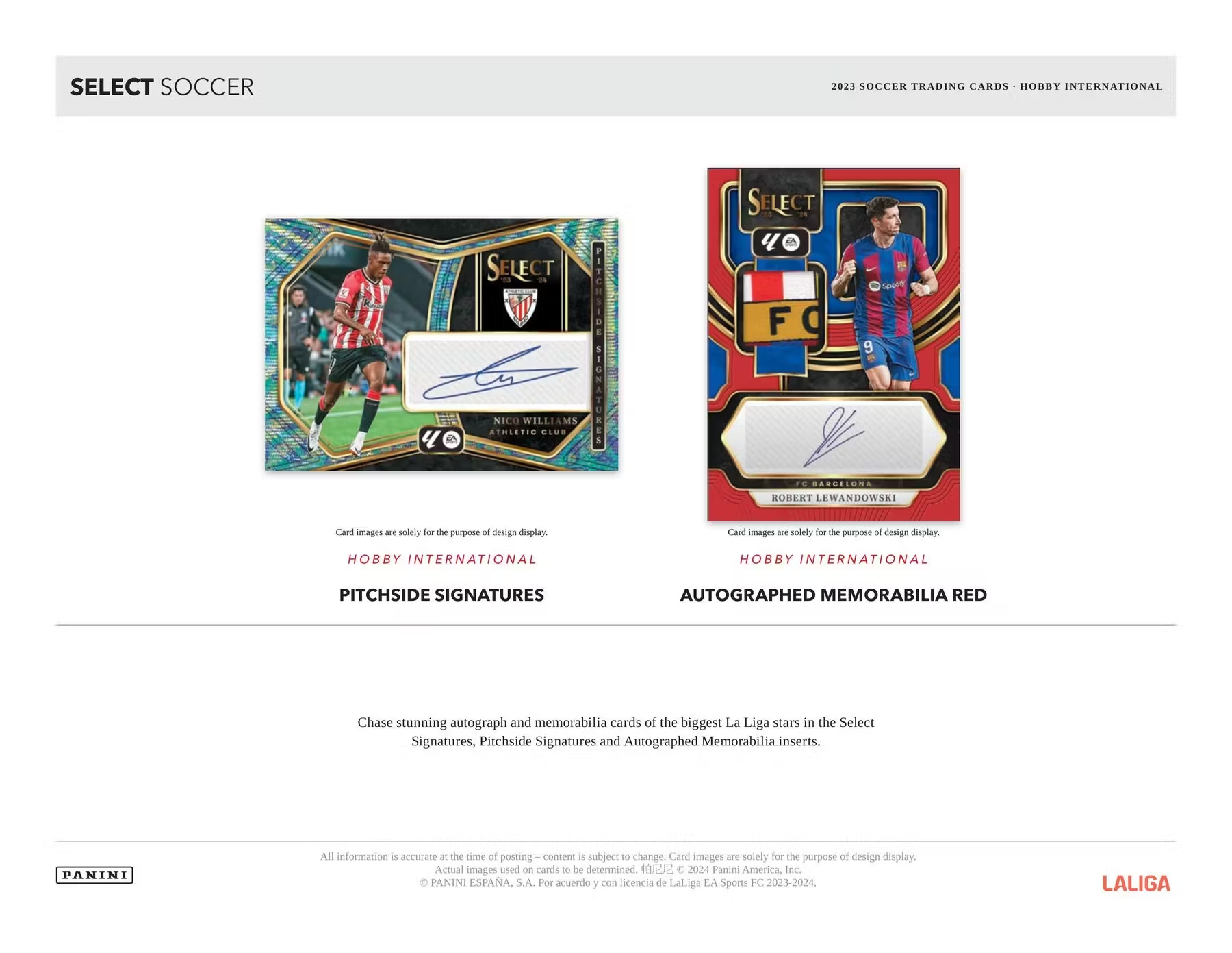 Panini - 2023/24 Select La Liga Football (Soccer) - International Hobby Box