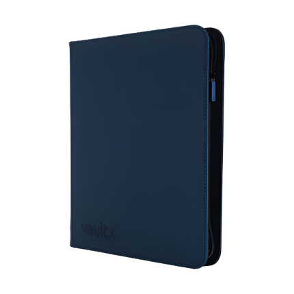 Vault X - 12-Pocket Exo-Tec® XL Zip Binder - Blue