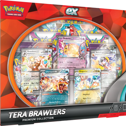 Pokemon TCG - Scarlet & Violet -  Tera Brawlers Premium Collection Box