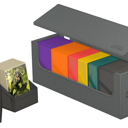 Ultimate Guard - Arkhive XenoSkin - 400+ Card Case - Monocolor Grey