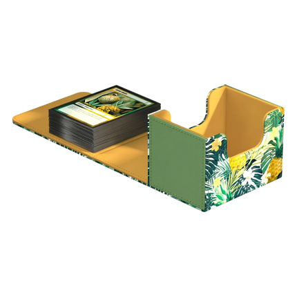 Ultimate Guard - Sidewinder XenoSkin - 100+ Deck Case - Floral Places - Bahia Green