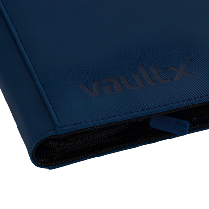 Vault X - 12-Pocket Exo-Tec® XL Zip Binder - Blue