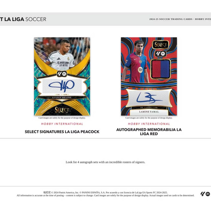 Panini - 2024/25 Select La Liga Football (Soccer) - International Hobby Box