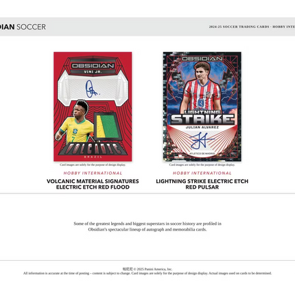 Panini - 2024/25 Obsidian Football (Soccer) - International Hobby Box