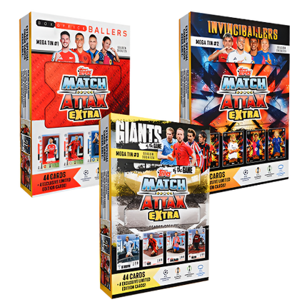 Topps - Match Attax Extra 2025 Football (Soccer) - Mega Tin