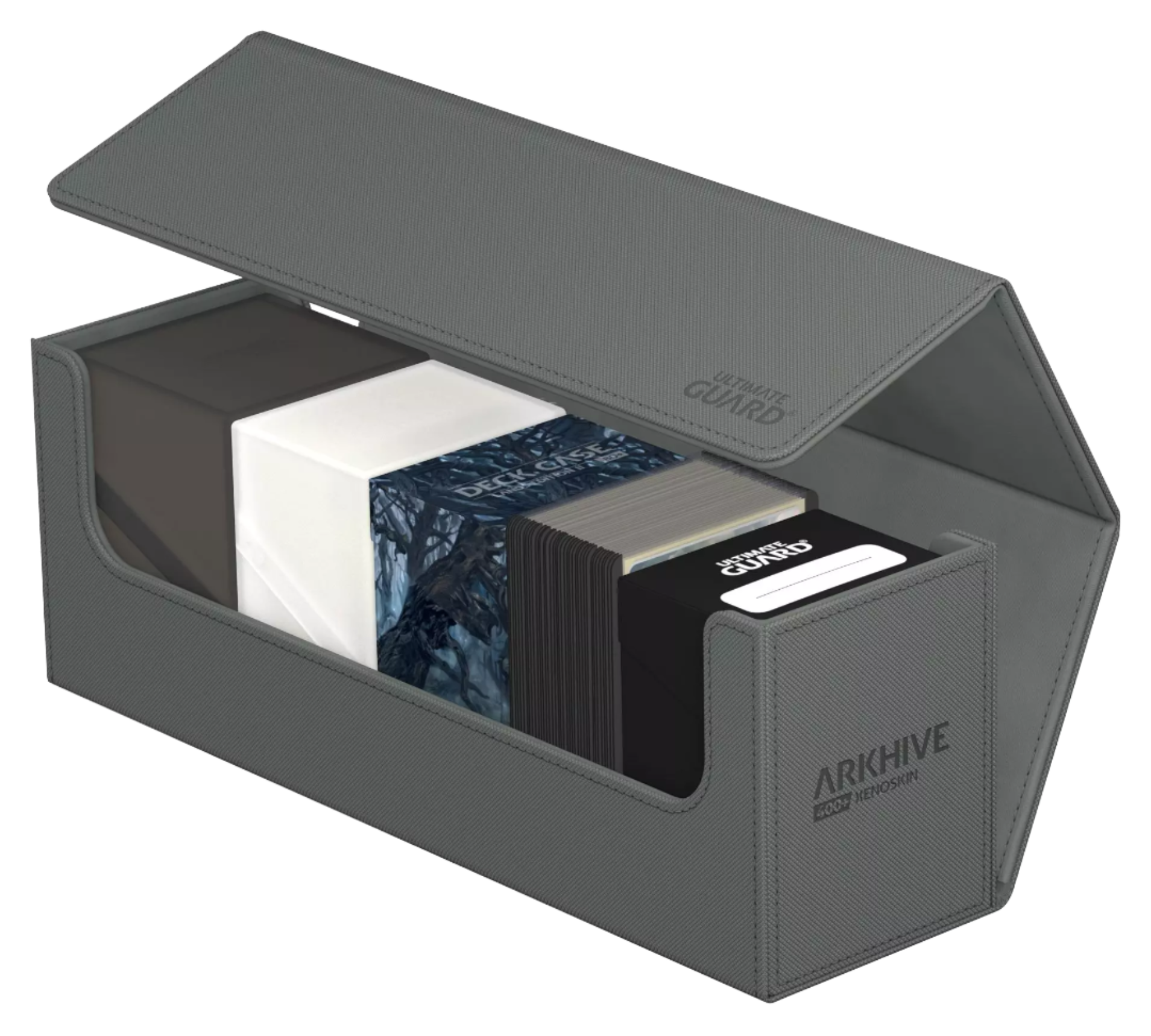 Ultimate Guard - Arkhive XenoSkin - 400+ Card Case - Monocolor Grey