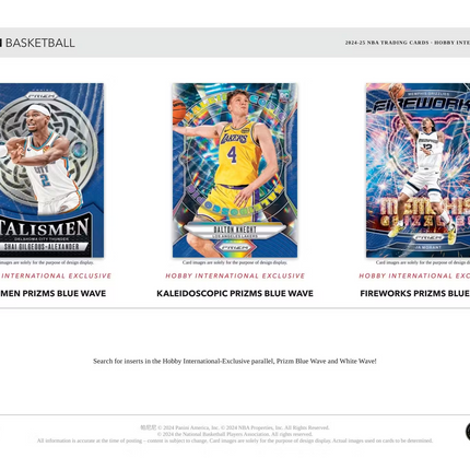 Panini - 2024/25 Prizm Basketball (NBA) - International Hobby Box
