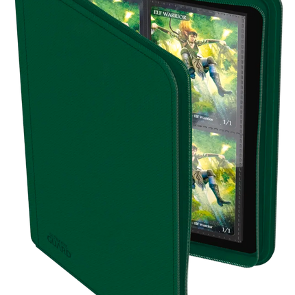 Ultimate Guard - Zipfolio 160 XenoSkin - 8-Pocket Portfolio - Green