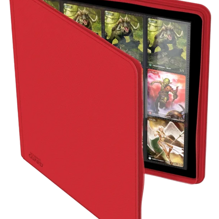 Ultimate Guard - Zipfolio 480 XenoSkin - 24-Pocket Portfolio - Red