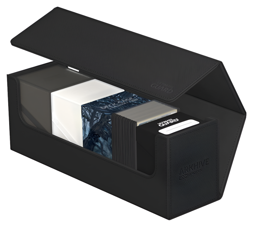 Ultimate Guard - Arkhive XenoSkin - 400+ Card Case - Monocolor Black