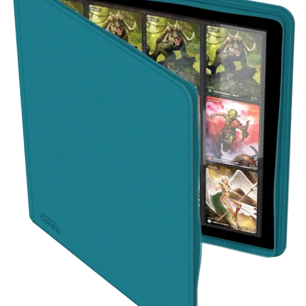 Ultimate Guard - Zipfolio 480 XenoSkin - 24-Pocket Portfolio - Petrol Blue