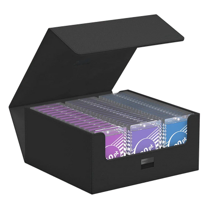 Ultimate Guard - Treasurehive XenoSkin - 90+ Magnetic Card Case - Monocolor Black