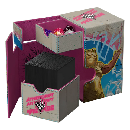 Ultimate Guard - Flip'n'Tray XenoSkin - 100+ Deck Case - Magic: The Gathering - Aetherdrift - Sab-Sunen, Luxa Embodied