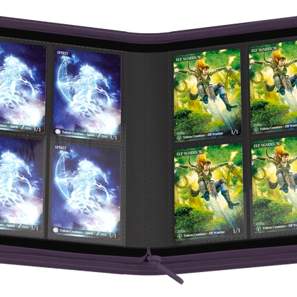 Ultimate Guard - Zipfolio 160 XenoSkin - 8-Pocket Portfolio - Purple