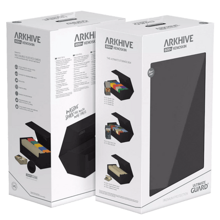 Ultimate Guard - Arkhive XenoSkin - 800+ Card Case - Monocolor Black