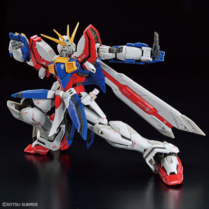 Bandai - Gunpla - RG 1/144 - Mobile Fighter G Gundam - GF13-017NJII Burning Gundam (God Gundam)