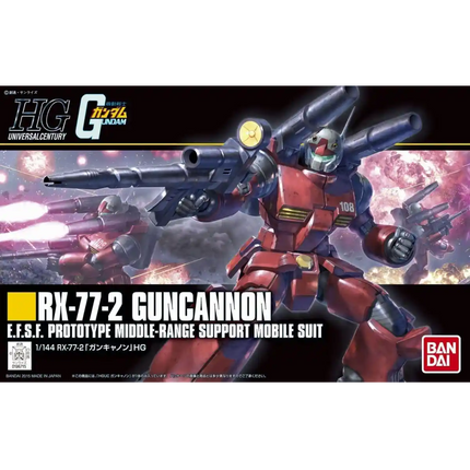 Bandai - Gunpla - HGUC 1/144 - Mobile Suit Gundam - RX-77-2 Guncannon