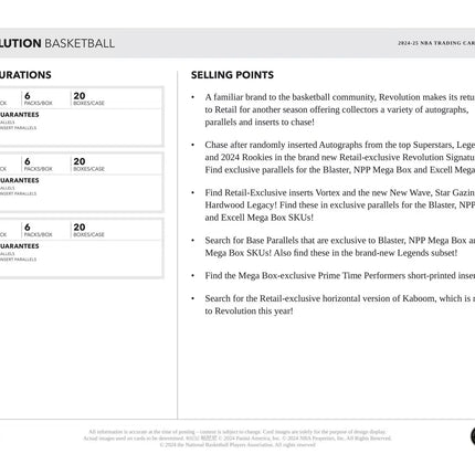 Panini - 2024/25 Revolution Basketball (NBA) - Blaster Box