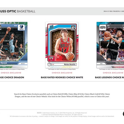 Panini - 2024/25 Donruss Optic Basketball (NBA) - Choice Box