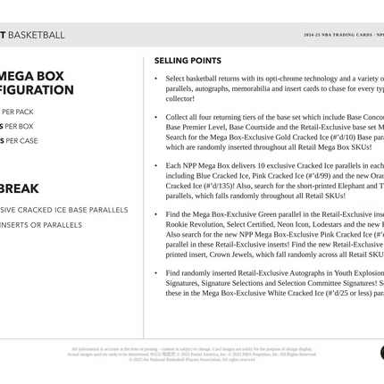 Panini - 2024/25 Select Basketball (NBA) - Mega Box
