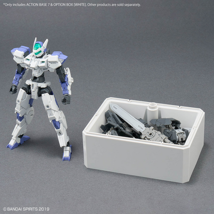 Bandai - Gunpla - Action Base - Action Base 7 & Option Box (White)