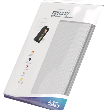 Ultimate Guard - Zipfolio 360 XenoSkin - 18-Pocket Portfolio - White
