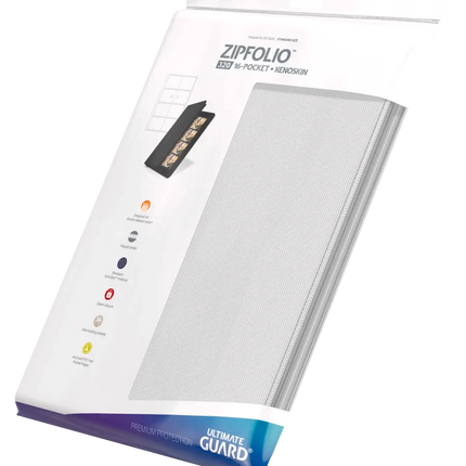 Ultimate Guard - Zipfolio 320 XenoSkin - 16-Pocket Portfolio - White