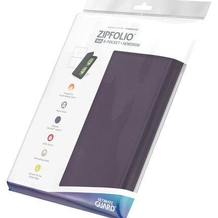 Ultimate Guard - Zipfolio 160 XenoSkin - 8-Pocket Portfolio - Purple