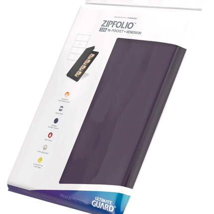 Ultimate Guard - Zipfolio 320 XenoSkin - 16-Pocket Portfolio - Purple