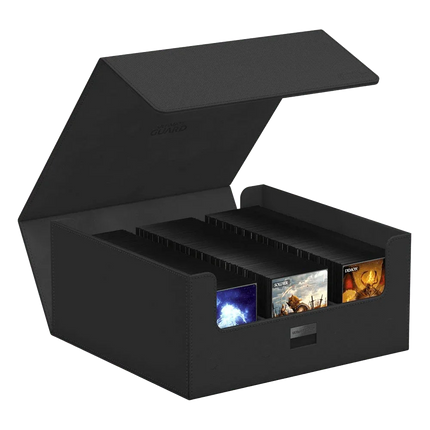 Ultimate Guard - Treasurehive XenoSkin - 90+ Magnetic Card Case - Monocolor Black