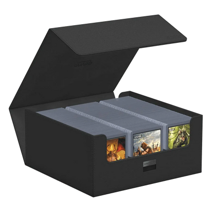 Ultimate Guard - Treasurehive XenoSkin - 90+ Magnetic Card Case - Monocolor Black