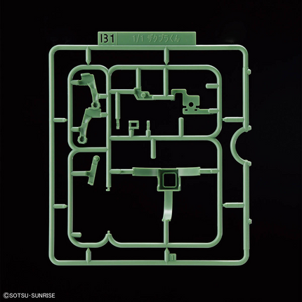 Bandai - Gunpla - 1/1 Zakupla-Kun Dx (With Runner Version Recreation Parts)