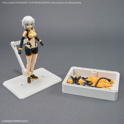 Bandai - Gunpla - Action Base - Action Base 7 & Option Box (White)
