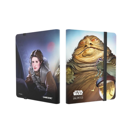 Gamegenic - Star Wars: Unlimited - 18-Pocket Album - Leia Organa & Jabba The Hutt