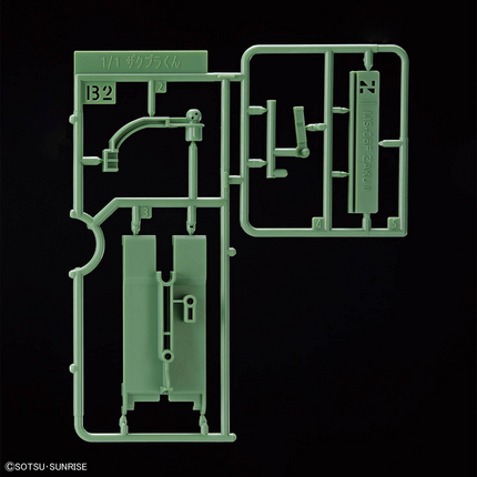 Bandai - Gunpla - 1/1 Zakupla-Kun Dx (With Runner Version Recreation Parts)