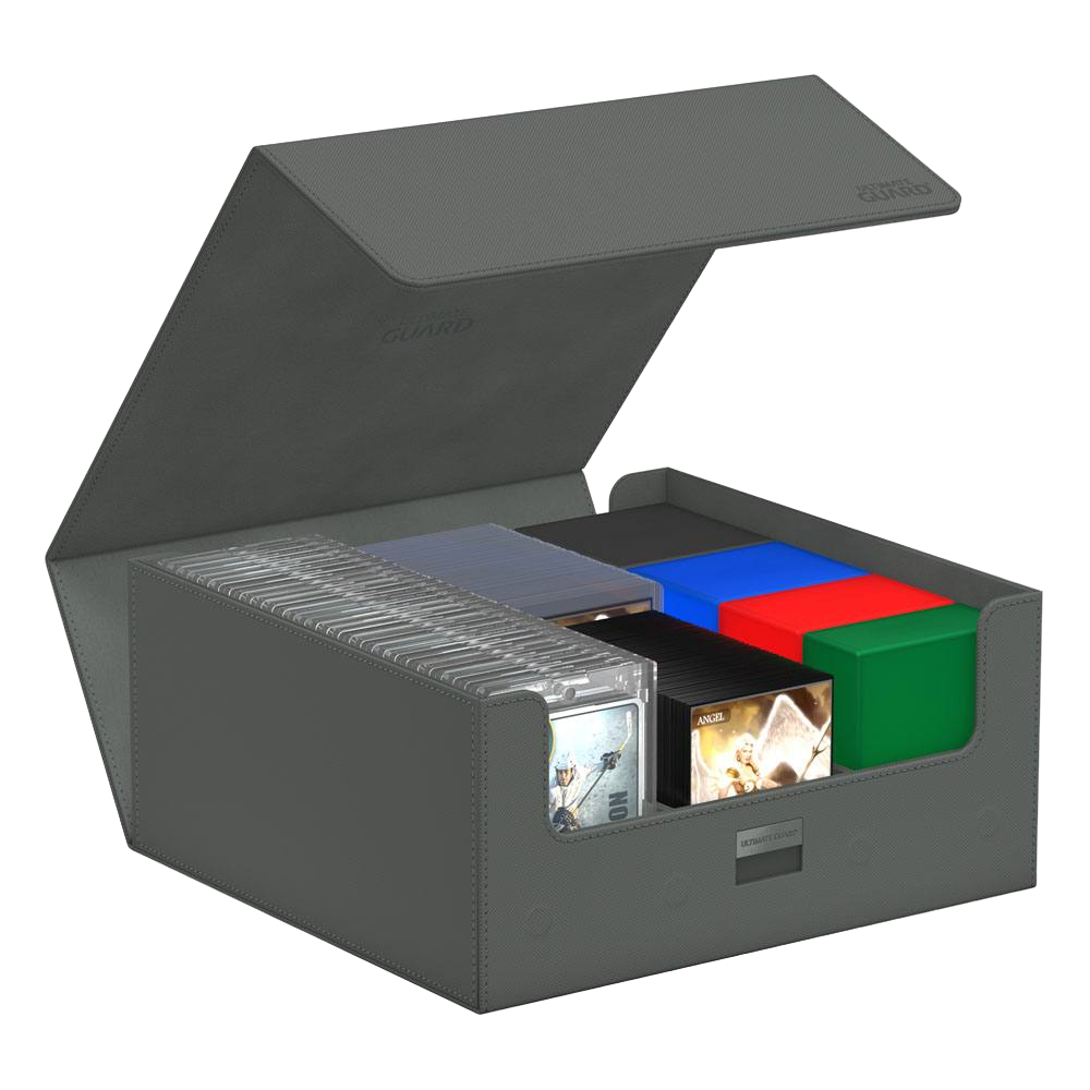 Ultimate Guard - Treasurehive XenoSkin - 90+ Magnetic Card Case - Monocolor Grey