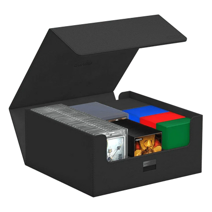 Ultimate Guard - Treasurehive XenoSkin - 90+ Magnetic Card Case - Monocolor Black