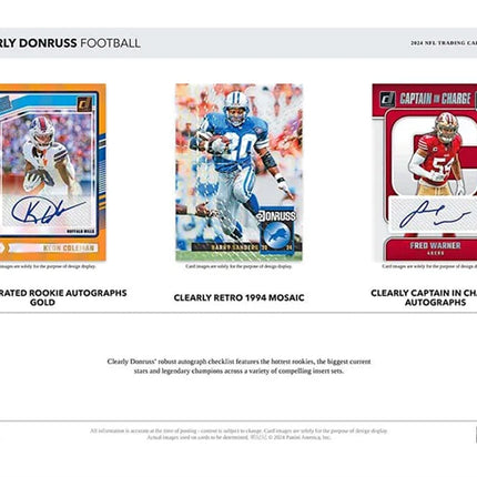 Panini - 2024 Clearly Donruss American Football (NFL) - Hobby Box