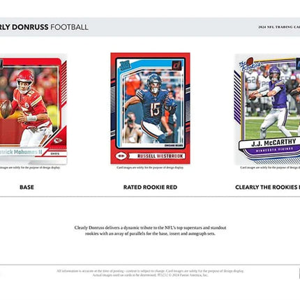 Panini - 2024 Clearly Donruss American Football (NFL) - Hobby Box